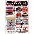 thumbnail image 2 of Cardstock Stickers-I Love Gymnastics, Pk 6, Karen Foster, 2 of 2