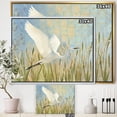 thumbnail image 3 of Designart ' Snowy Egret in Flight vII ' Farmhouse Framed Canvas, 3 of 3
