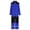 Blue, variant on Men and Women One Piece Snowsuits Snowboarding Suit Reflective Strip Stand Collar Color Blocked Waterproof Windproof Outdoor Winter Warm Jumpsuits Pink