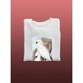 thumbnail image 3 of Pastel Parrots V Sweatshirt Women -John Gould Designs, Female 4X-Large, 3 of 4