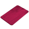 thumbnail image 2 of Floor Mats 50x80cm Red Straight Carpet Floor Mat Absorbent Non-Slip Machine Washable Bathroom Kitchen Living Room Rug(1-Piece) Rkxzt, 2 of 9