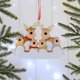 thumbnail image 5 of Colgante Feliz árbol de Navidad Adorno en forma de animal Colgante de ventana Festival Decoración de resina, 6 animales Jumpingount AP003824-05, 5 of 7