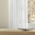 thumbnail image 6 of Mainstays Crushed Voile Indoor Single Curtain Panel, White, Polyester, 51"W x 84"L, Adult, 6 of 7