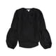 thumbnail image 1 of Blusa de punto con Manga de blusón bar III para mujer negro mediano, 1 of 2
