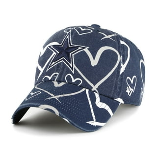 Youth '47 Navy/White Dallas Cowboys Scramble Adjustable Trucker Hat