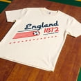 thumbnail image 3 of England Football T-Shirt, Retro 90s UK World Soccer Team Graphic Tee, 3 of 7