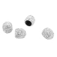 thumbnail image 2 of Bling Valve Stem , Simple Installation Prevent Valve Leakage Wheel Tire Valve Cover Rhinestone  For Motorcycle For Car Silver,Black,Pink,Red, 2 of 8