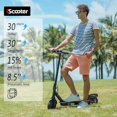 thumbnail image 2 of iScooter i9 eléctrico iScooter,con autonomía de 30 KM y velocidad máxima de 30 KM/H Scooter eléctrico, potente motor de 350 W, aplicación inteligente, doble freno, scooter eléctrico plegable, 2 of 6