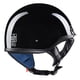 thumbnail image 5 of AHR RUN-C Motorcycle Half Face Helmet DOT Approved Bike Cruiser Chopper High Gloss Black S, 5 of 9