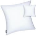 thumbnail image 2 of 22" x 22" Microbead Stuffer Pillow Insert Sham Square Pillow Cushion for Extra Comfort & Support. Zip Pocket w/ Mini stuffer Zip-in Insert - Adjustable & Perfect Fit With Any Decorative Cover - 1 Pcs, 2 of 5