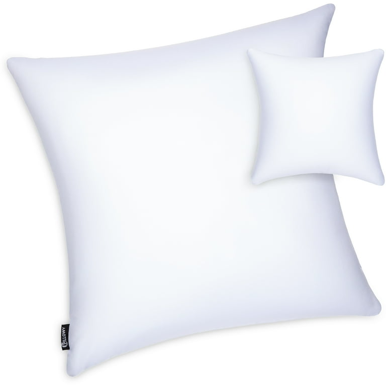 Down Alternative Decorative Throw Pillow Inserts, Microgel Square