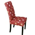 thumbnail image 1 of CNKOO Christmas Chair Covers  Stretch  Chair Slipcovers Protector  Washable Kitchen Chair Cover for Dining Room Christmas Decor Holiday Party Red, 1 of 6