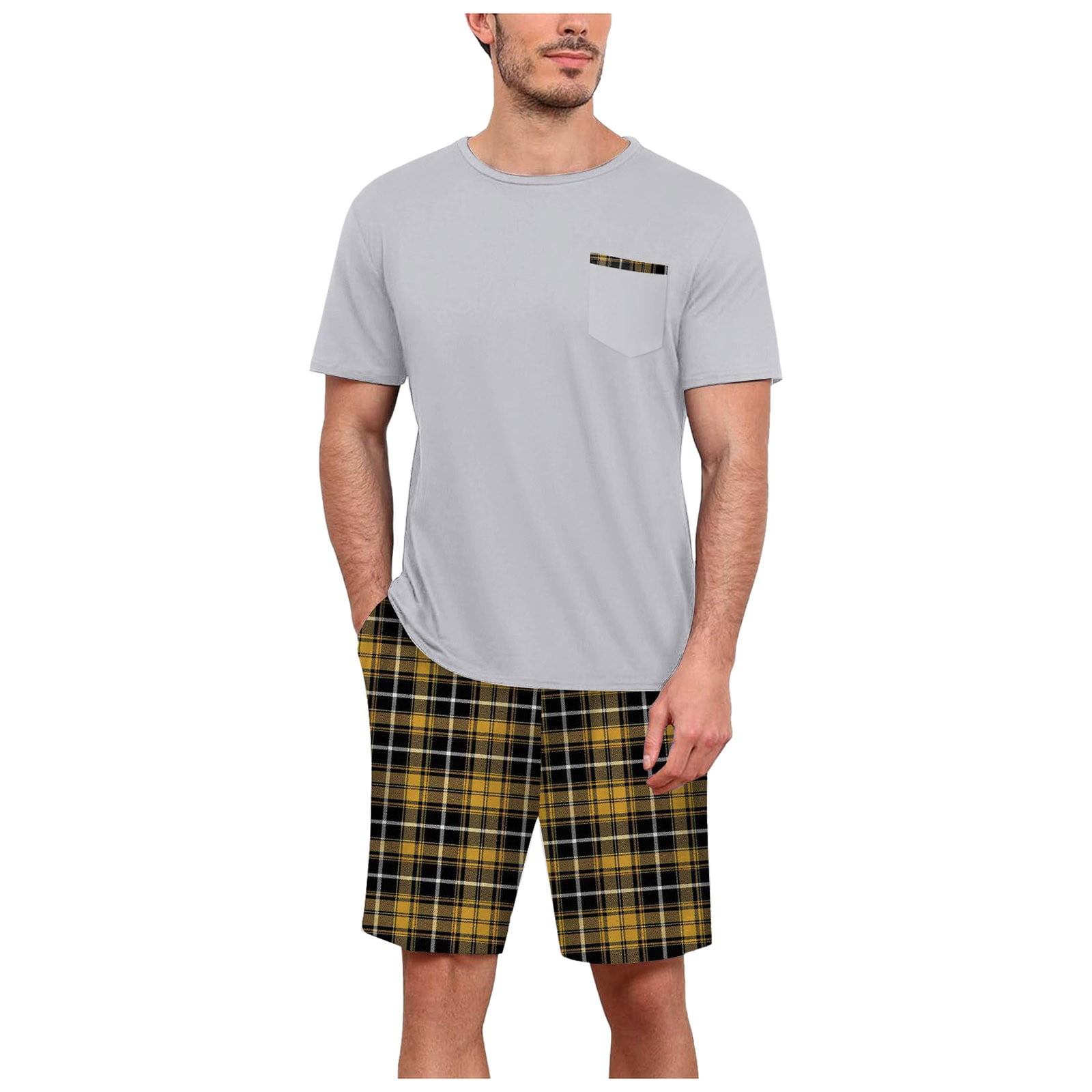 Plaid Shorts Mens Xs Pajama Shorts Wyzesi Summer Pajamas For Men