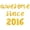 Gold, variant on Cursive Script Letter Balloons - AWESOME SINCE 2016 16" Inch Alphabet Letters Foil Mylar Balloon Birthday Party Banner (Rose Gold)