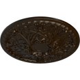 thumbnail image 3 of Ekena Millwork 26"OD x 3"P Tristan Ceiling Medallion (Fits Canopies up to 5 1/2"), Hand-Painted Bronze, 3 of 5