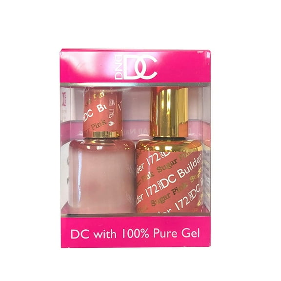 DND - DC Duo Soak off Gel & Matching nail polish - #172 Sugar Pink