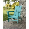 thumbnail image 3 of POLYWOOD Modern Outdoor Adirondack Chair in Mahogany, 3 of 8
