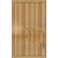 thumbnail image 2 of 32 1/4"W X 54"H Timbercraft Six 5 3/8" Boards Framed Board-N-Batten Shutters, Rough Sawn Western Red Cedar (Per Pair), 2 of 13