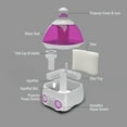 thumbnail image 6 of Vicks Starry Night Cool Mist Humidifier with Projector & VapoPad Scent Pad Heater 400 sq ft, Pink, V3700M, 6 of 7