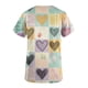 thumbnail image 5 of TaTaai Valentine Print Women Scrub Top Soft Cotton Relaxed Fit Short Sleeve V Neck Pocket Stretchy Breathable Work Casual Daily Wear Nurse Blouse Gift, 5 of 5