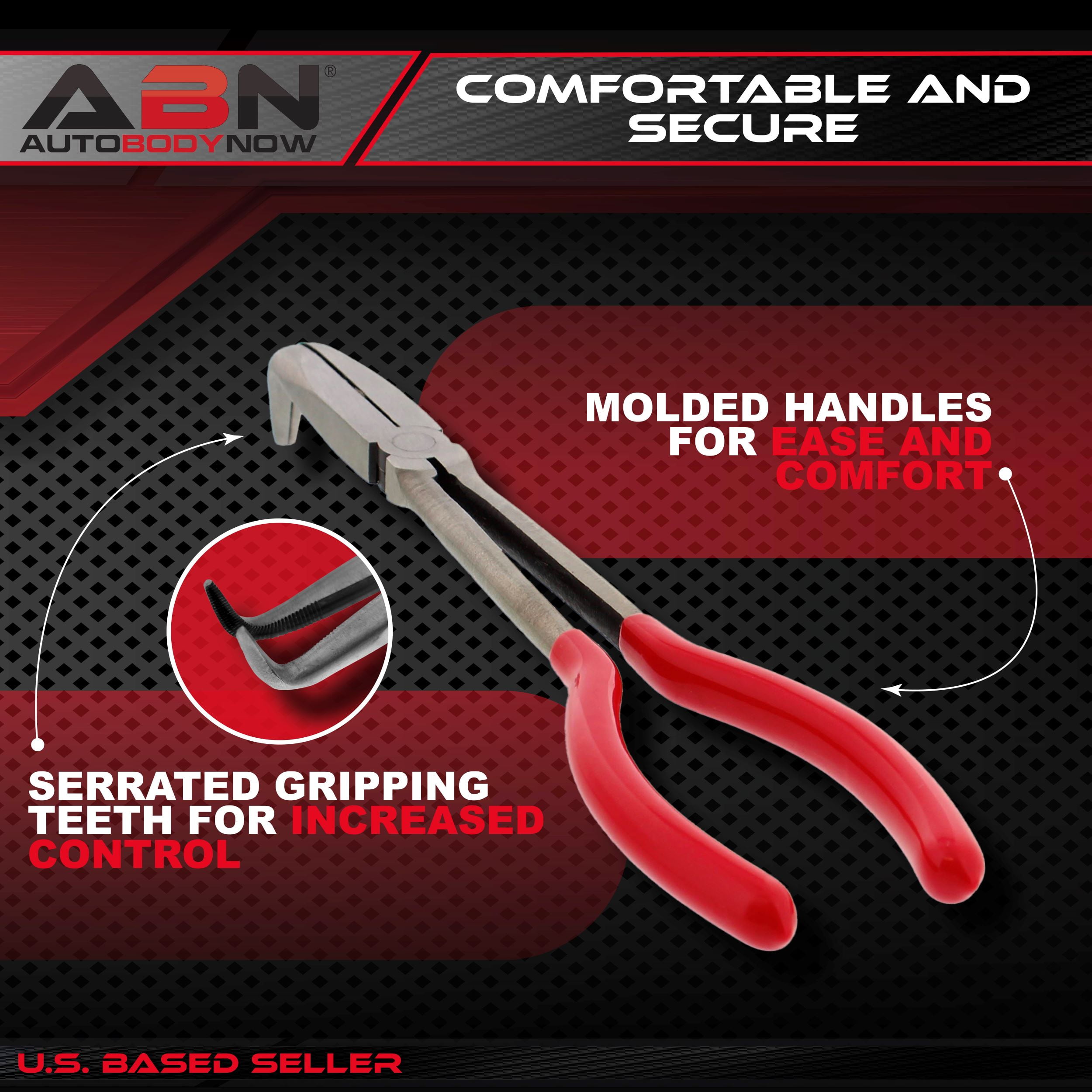 11 in. 45° Bent Nose Long Reach Pliers