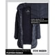 thumbnail image 3 of Abrigo de invierno acolchado con aislamiento Steve Madden, parka acolchada, azul marino, 3 of 7