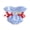 Blue, variant on BemeyourBBs Newborn Baby Girl Summer Clothes Infant Baby Girl Caryfish Outfit Plaid Smoked Bubble Romper Lobster Embroidery Ruffles Short Sleeve Bodysuits Jumpsuits Playsuit