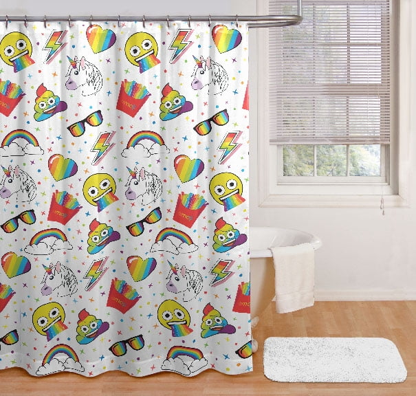New Unique Shower Curtain Custom Lilo And Stitch Waterproof Fabric 66x72 inch 