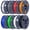 Black+white+grey+transparent+red+blue+orange+green, variant on PLA 3D Printer Filament Bundle 8 Spools, 250g Each (2kg Total) 1.75mm Multicolor: Black, White, Grey, Red, Blue, Orange, Green, Transparent, Individually Vacuum Packed