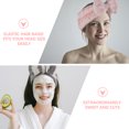 thumbnail image 5 of 2 diademas elásticas con lazo para maquillaje, bonitas diademas faciales de spa para lavarse la cara., 5 of 5