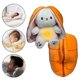 thumbnail image 2 of Baby Breathing Rabbit Plush Toy with Soothing Music Light Musical Strawberry Carrot Bunny Plushie Stuffed Animal Doll Soother Newborn Infant Boys Girl, 2 of 5