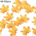 thumbnail image 2 of SSBSM 50Pcs Artificial Autumn Maple Leaves Wedding Party Scrapbooking Decor Photo Prop, 2 of 8