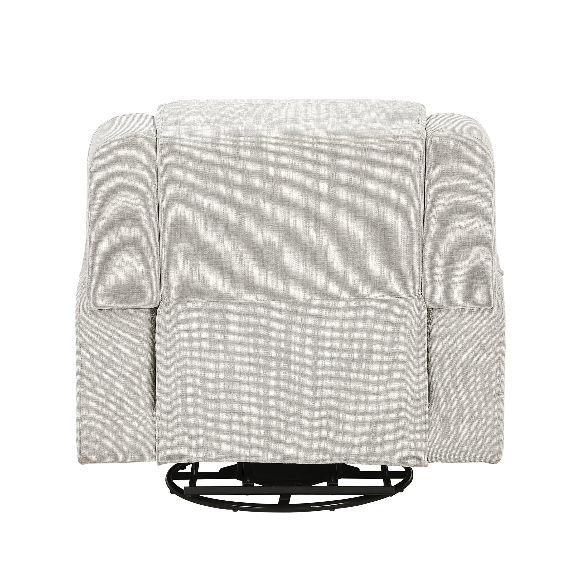 OakvillePark Coraelis Chenille Swivel Reclining Chair, Beige