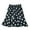 Black, variant on Darzheoy Girls Half Skirt Elastic Waist Casual Trendy Cute Solid Color Polka Dots Printed Skirt Spring Summer Loose A-line Princess Skirt ,Size:3-7 Years