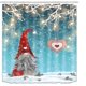 thumbnail image 1 of Cortina De Ducha Navideña Para Baño, Cortina De Ducha De Gnomos Navideños, Divertida Cortina De Ducha De Tela De Papá Noel, Decoración De Baño Con Ganchos 72 X 72 Pulgadas, 1 of 5