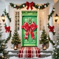 thumbnail image 4 of Antqov Christmas Door Cover 71x35" Christmas Front Door Banner Hanging Backdrop Christmas Decorations for Indoor Outdoor Holiday Party Decor Gifts, 4 of 9
