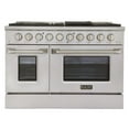 thumbnail image 2 of Kucht Professional 48" Stainless Steel Natural Gas Range in Silver, 2 of 20