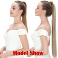 thumbnail image 7 of SEGO 32 Inch Clip in Ponytail Extension Wrap Around Long Straight Pony Tail Hair Synthetic Hairpiece for Women, 7 of 7