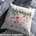 thumbnail image 2 of Castle Fairy Cartoon Christmas Stockings Fabric by the Yard 10 Yards for Teens,Tree Branches Room Decor Fabric by the Yard,Festival Xmas Fabric for Sewing,Ultra Soft Home Decor, 2 of 6