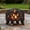 Black+Bronze, variant on BarefHaven Update Version 26 Inch Wood Burning Fire Pit with Cooking Grill and Spark Screen, Outdoor Metal Firepit for Patio, Backyard, Bonfire Party, Camping and Garden