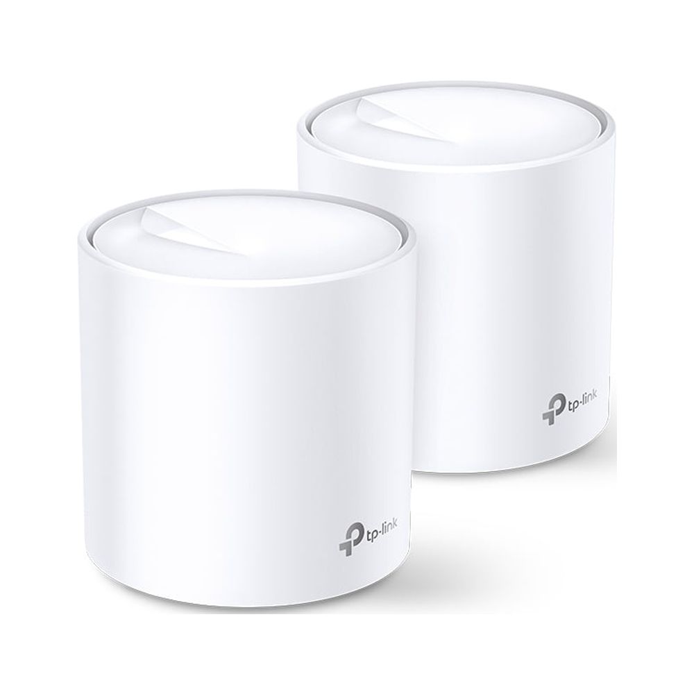 TP-Link Wi-Fi 6 AX3000 Wi-Fi 6 Mesh Router System | Deco W6000 (2-Pack) | 5,000 Sq. ft. of WiFi Coverage, Replaces Individual Routers and Extenders, Indoor coverage up to 5,000 sq. ft.
