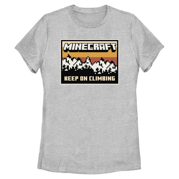 Womens Minecraft Keep On Climbing T Shirt