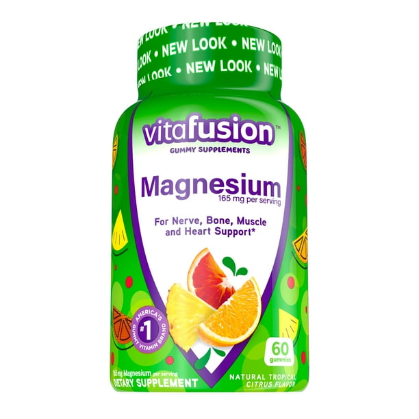 Vitafusion Magnesium Gummy Supplement, 60ct