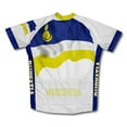 thumbnail image 2 of Buryatia Flag Short Sleeve Cycling Jersey  for Women - Size S, 2 of 3