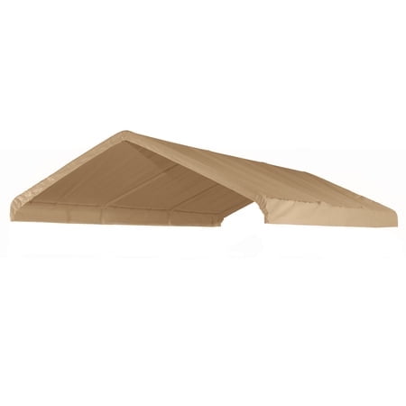 Canopiesandtarps 12' X 20' Canopy Replacement Cover (Tan) - For Frames 10' W X 20' L (See Diagram)
