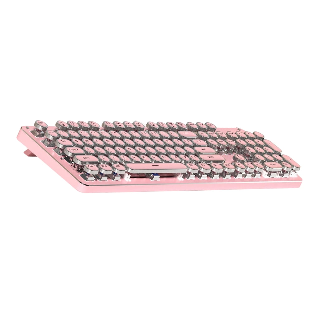 LED Illuminates Mechanical Keyboard Mouse Backlits Effects Hot Swappable Switches ABS Keycaps Wire Type C Connection