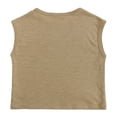 thumbnail image 3 of Toddler Boys Girls Vest T-Shirt Sleeveless Summer Crewneck Outside Wear Solid Color Vest 1-7Y, 3 of 6