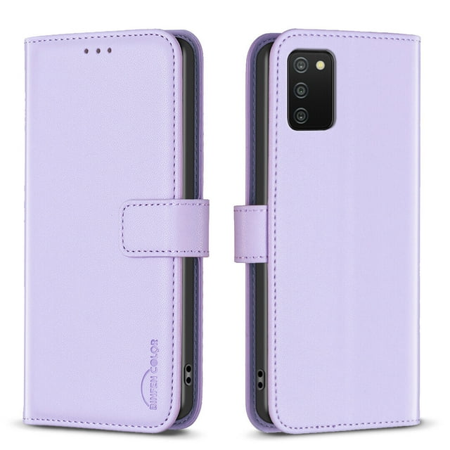 Compatible avec Samsung Galaxy A03S Étui Portefeuille avec Fentes pour Cartes Fermeture Magnétique Étui Folio à Rabat