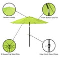 thumbnail image 3 of Pure Garden 10FT Patio Umbrella - Auto Tilt and Vented Canopy (Lime Green), 3 of 8