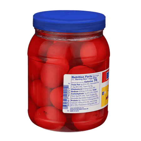 Big John's Ready to Eat Pickled Eggs 40oz Jar, Contains Eggs